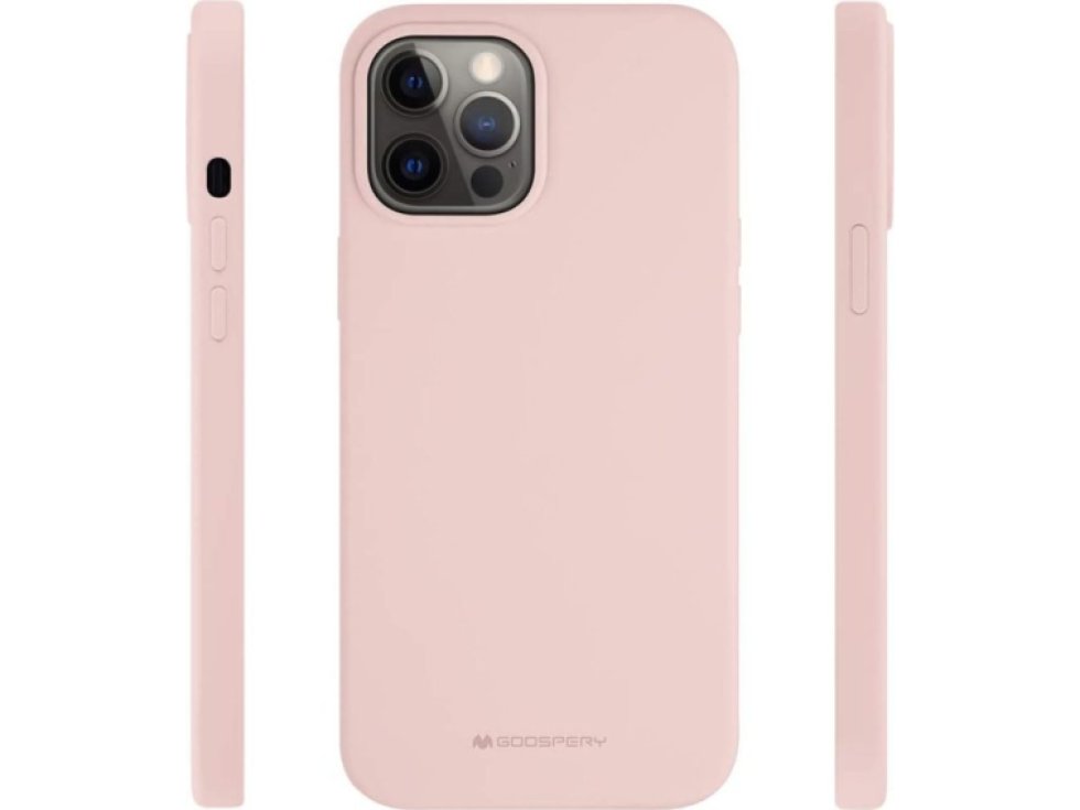 Ochranný kryt pro iPhone 12 Pro MAX - Mercury, Silicone Pink Sand