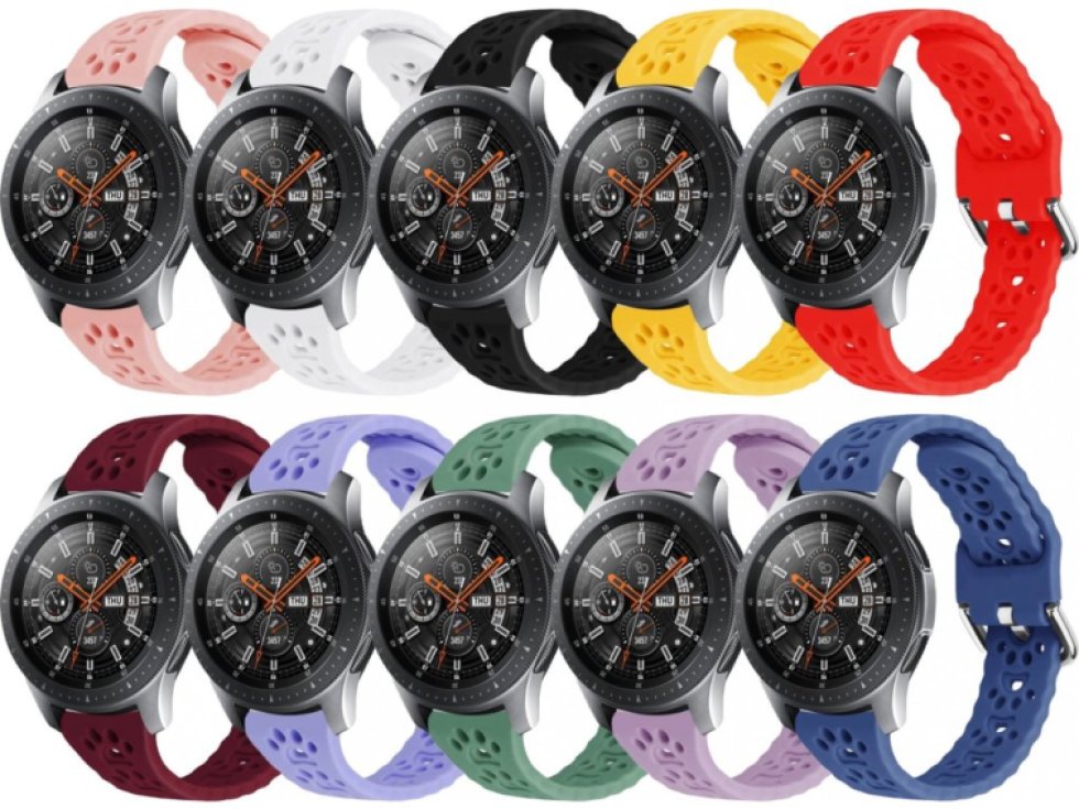 Řemínek s perforovanými pacičkami a přezkovým zapínáním 20mm