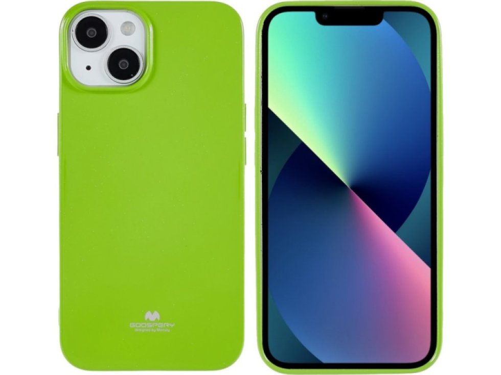 Ochranný kryt pro iPhone 14 - Mercury, Jelly Lime