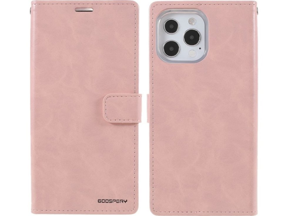 Ochranné pouzdro pro iPhone 13 Pro MAX - Mercury, Bluemoon Diary Rose