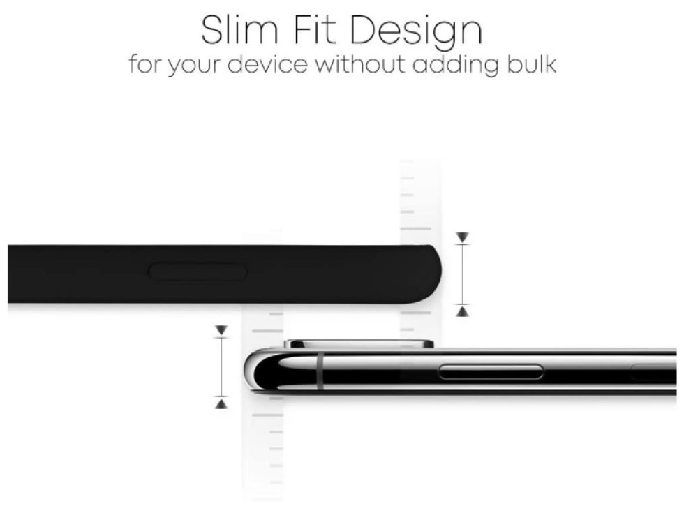 Ochranný kryt pro iPhone 11 - Mercury, Silicone Black