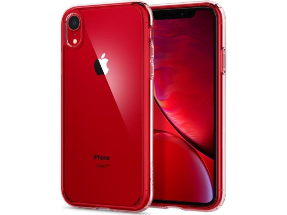 Ochranný kryt pro iPhone XR - Spigen, Ultra Hybrid Crystal 064CS24873