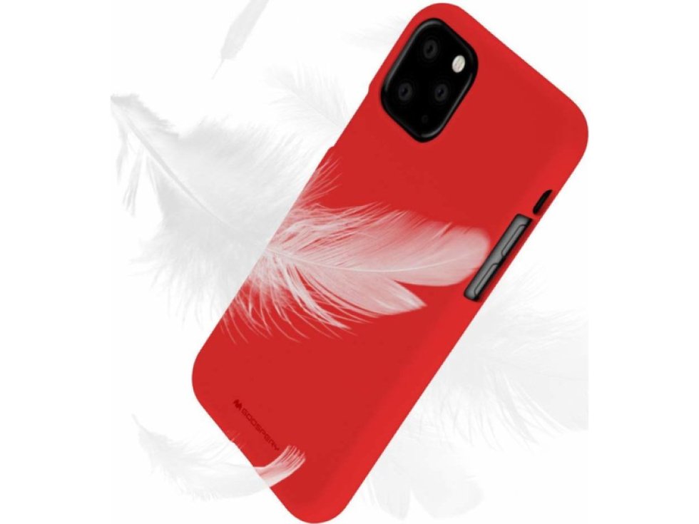 Ochranný kryt pro iPhone 11 Pro - Mercury, Soft Feeling Red