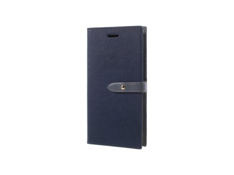 Pouzdro / kryt pro iPhone XS / X - Mercury, Romance Diary NAVY/GREY