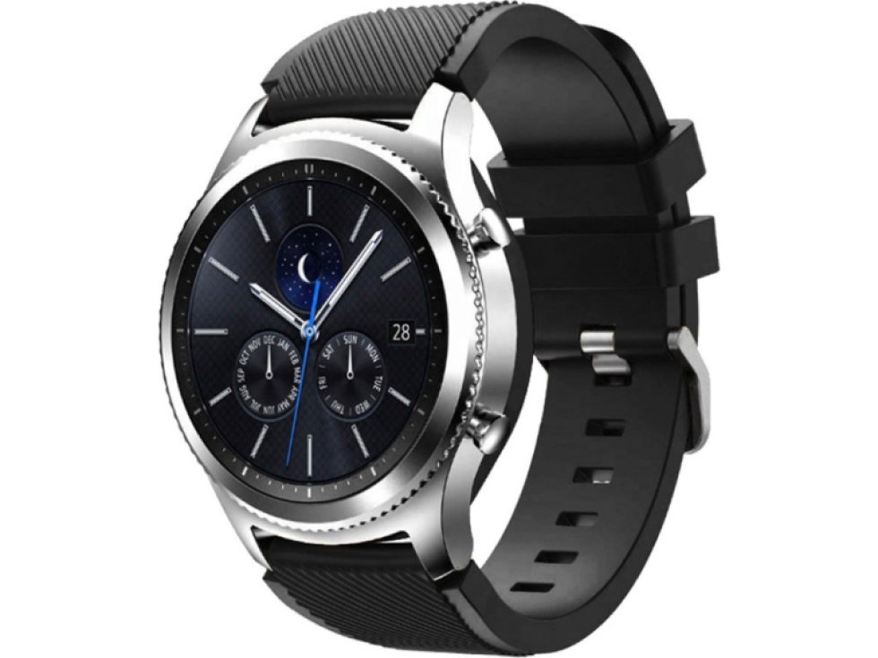 Vroubkovaný řemínek pro chytré hodinky 20mm