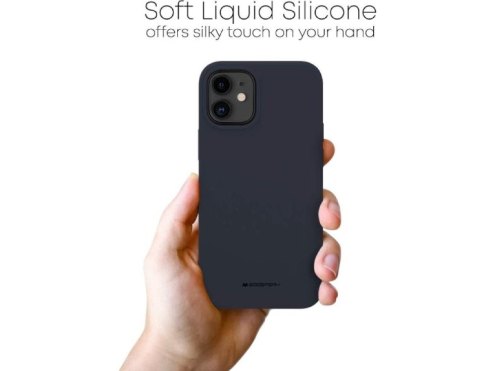 Ochranný kryt pro iPhone 12 mini - Mercury, Silicone Navy