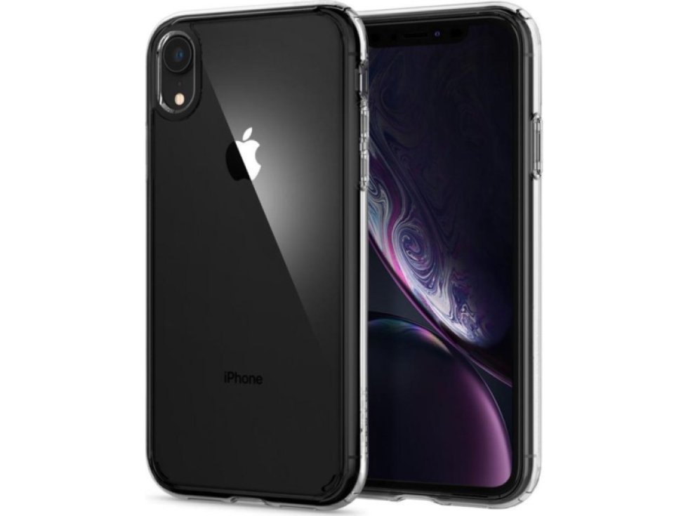 Ochranný kryt pro iPhone XR - Spigen, Ultra Hybrid Crystal 064CS24873