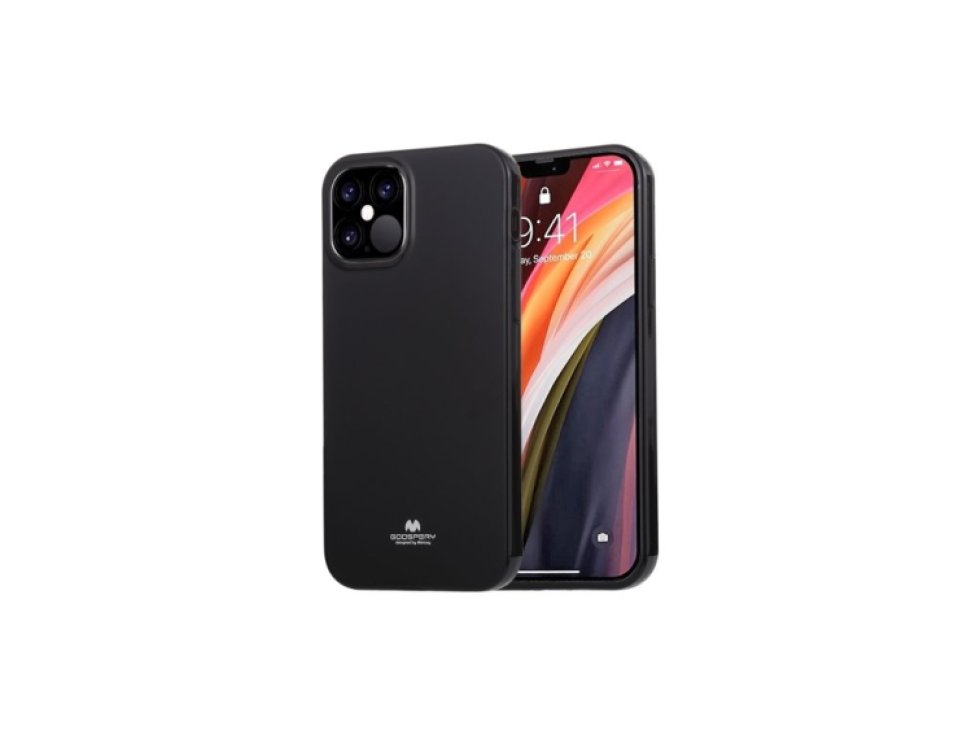 Ochranný kryt pro iPhone 12 Pro MAX - Mercury, Jelly Black