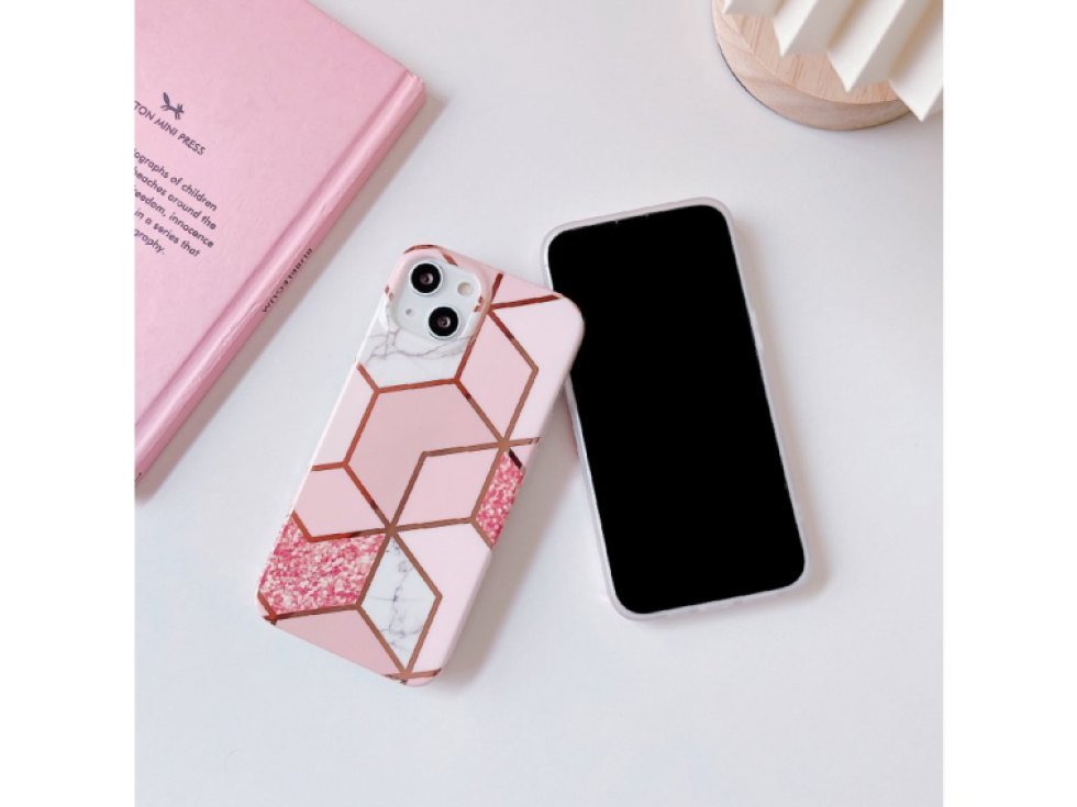 Ochranný kryt na iPhone 16 Pro - Geometric Pink