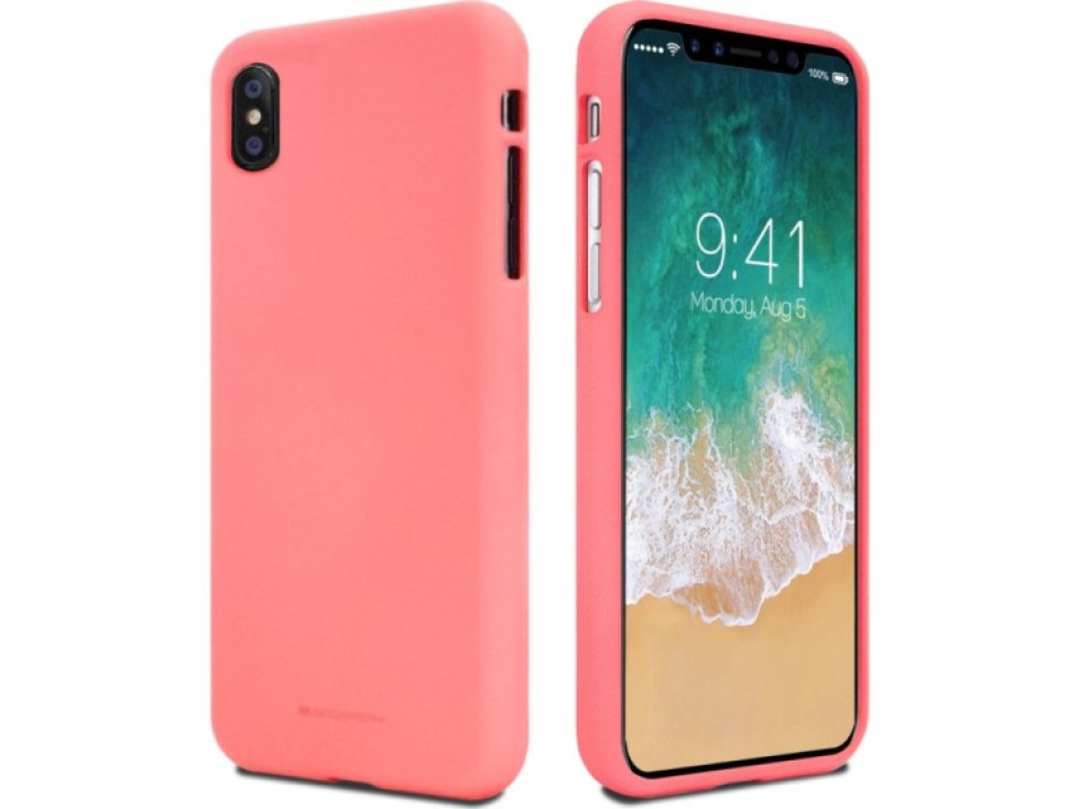 Ochranný kryt pro iPhone XS / X - Mercury, Soft Feeling Pink