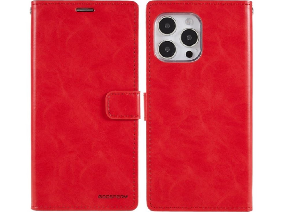 Ochranné pouzdro pro iPhone 14 Pro MAX - Mercury, Bluemoon Diary Red