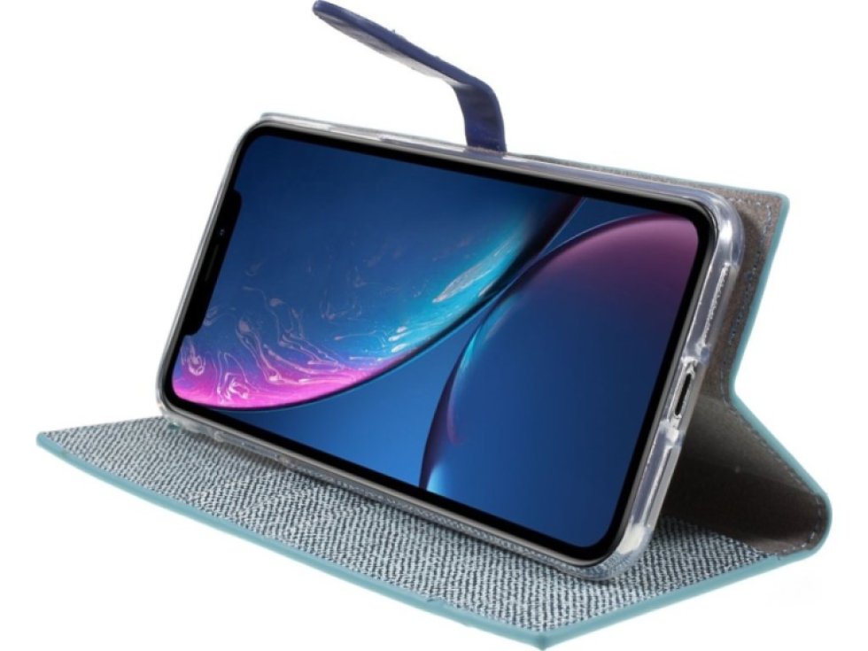 Pouzdro / kryt pro iPhone XS MAX - Mercury, Milano Diary Blue/Blue