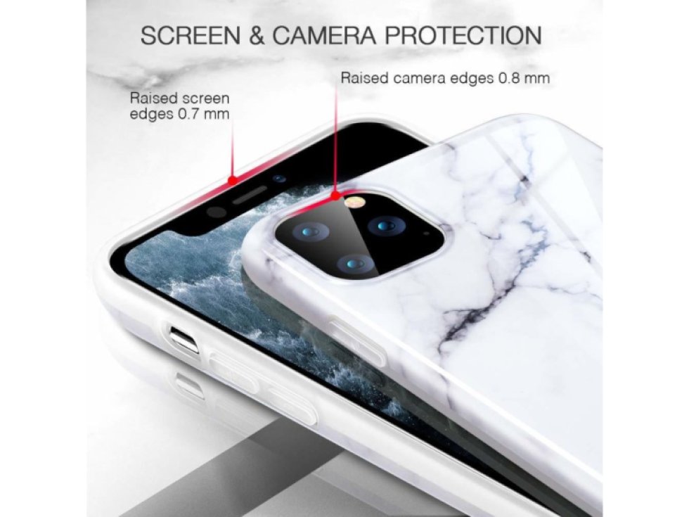 Ochranný kryt pro iPhone 11 Pro - ESR, Marble White 3C01192070101