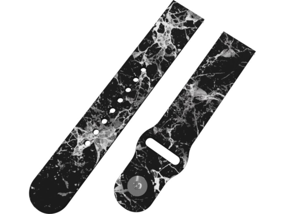 ČERNÝ MRAMOR řemínek 22 mm