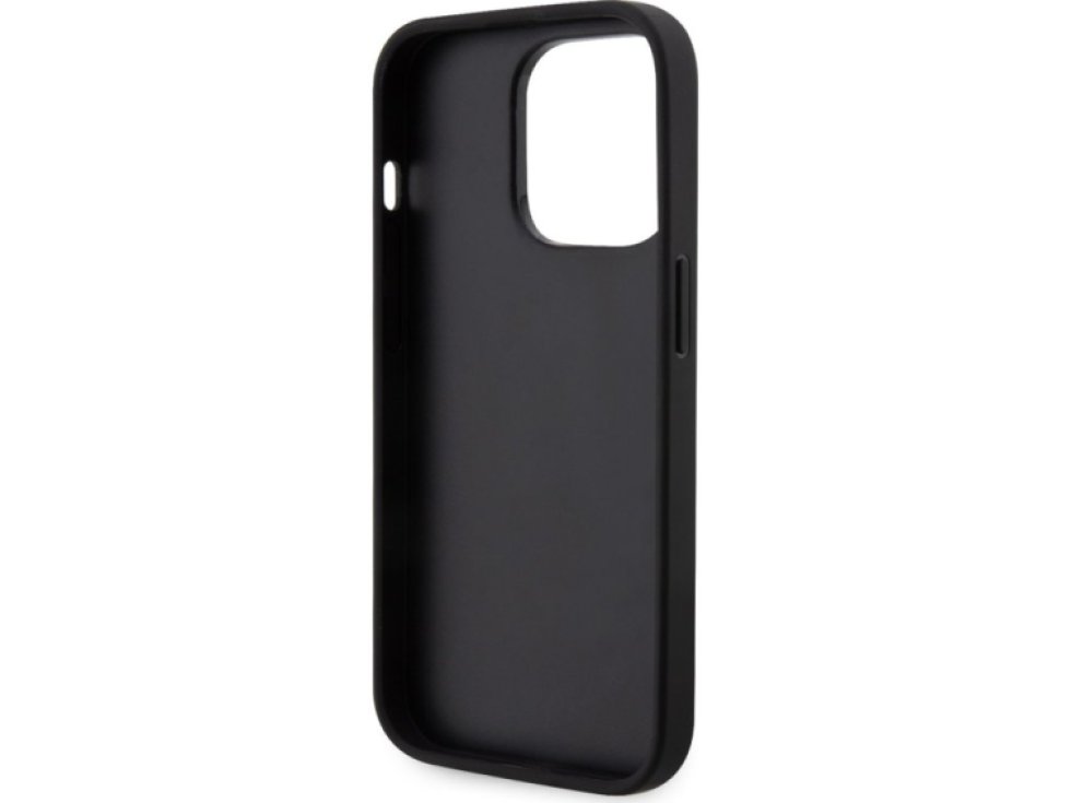 Ochranný kryt pro iPhone 13 Pro - Karl Lagerfeld, Saffiano Karl and Choupette NFT Black KLHCP13LSANKCPK
