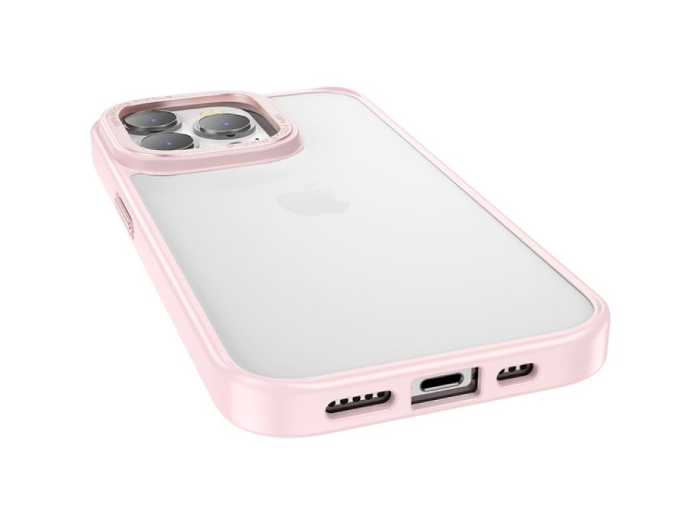 Ochranný kryt pro iPhone 14 Pro MAX - Hoco, GoldenShield Pink