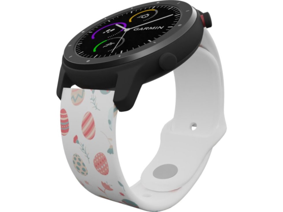 VAJÍČKA A KYTIČKY řemínek 20 mm