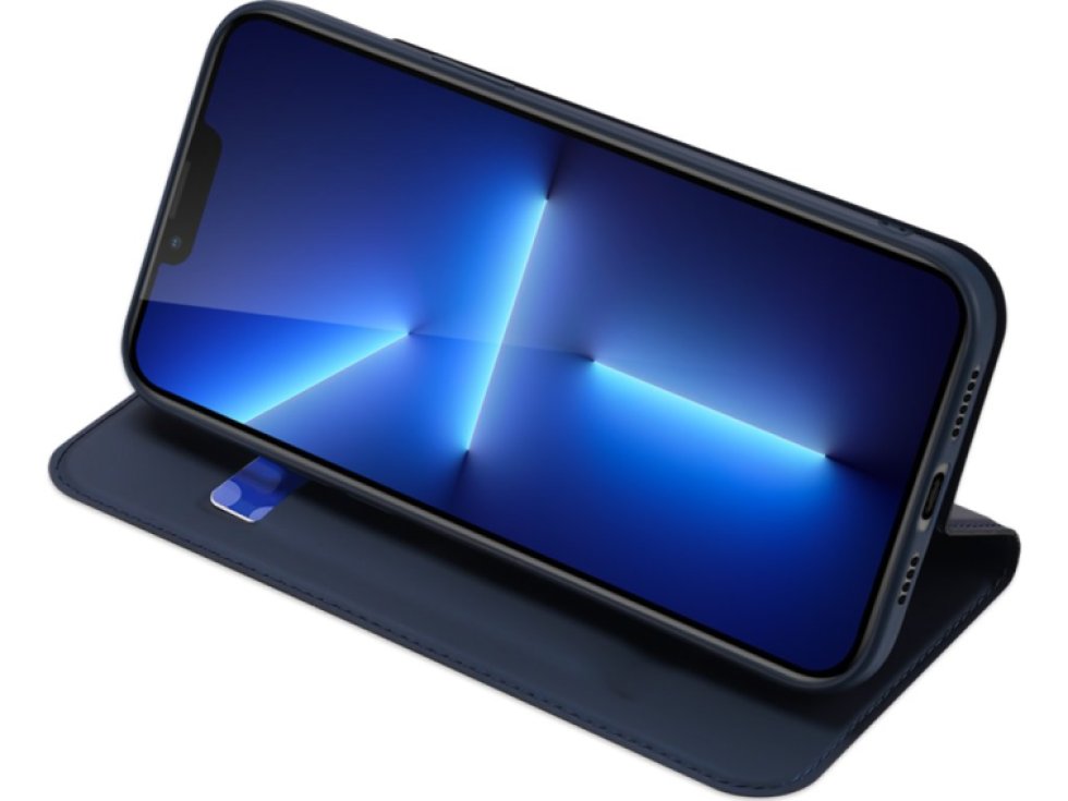 Knížkové pouzdro pro iPhone 13 Pro MAX - DuxDucis, SkinPro Blue