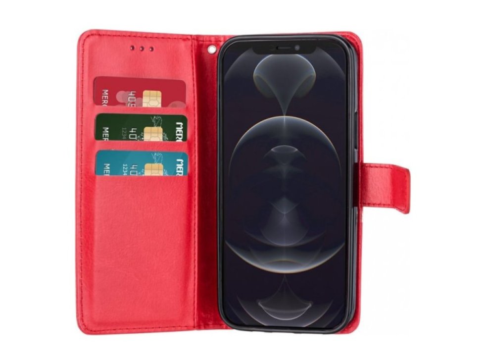 Ochranné pouzdro pro iPhone 14 PLUS - Mercury, Super Diary Red