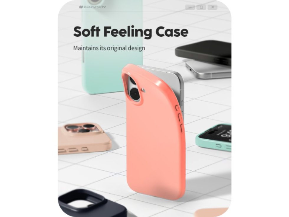 Ochranný kryt na iPhone 16 Pro MAX - Mercury, Soft Feeling Mint