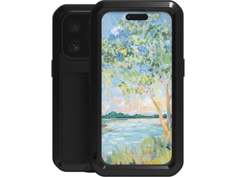 Ochranný kryt na iPhone 16 Pro - LOVE MEI, Powerful Black