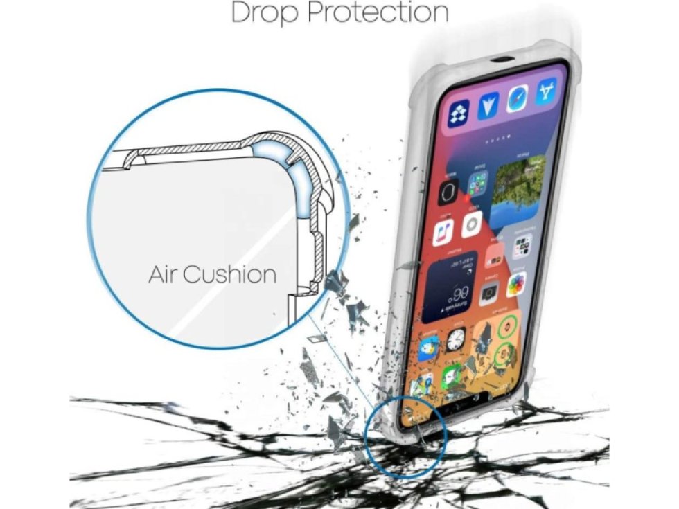 Ochranný kryt pro iPhone 12 Pro MAX - Mercury, SuperProtect Transparent