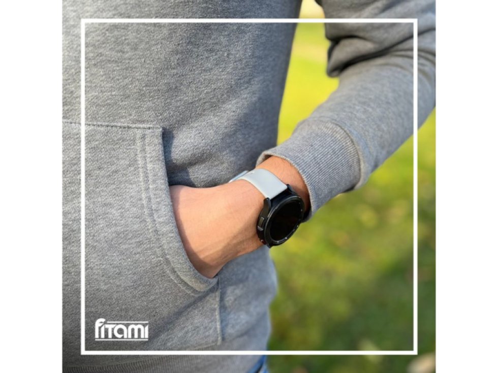 Jednobarevný řemínek pro chytré hodinky - Fog