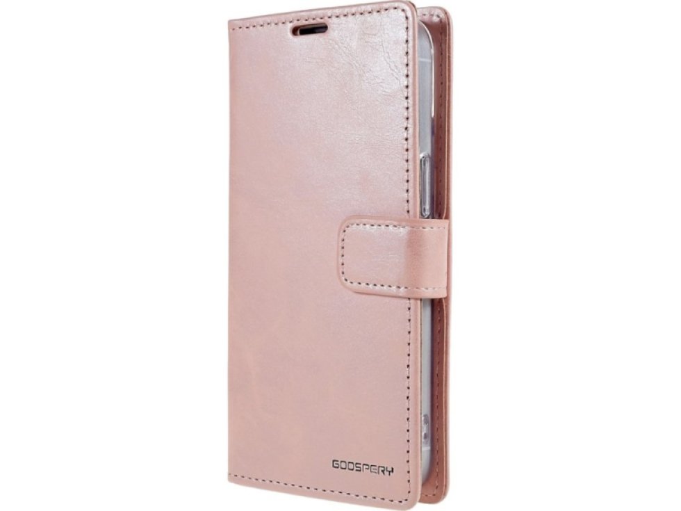 Ochranné pouzdro pro iPhone 14 - Mercury, Bluemoon Diary Rose Gold