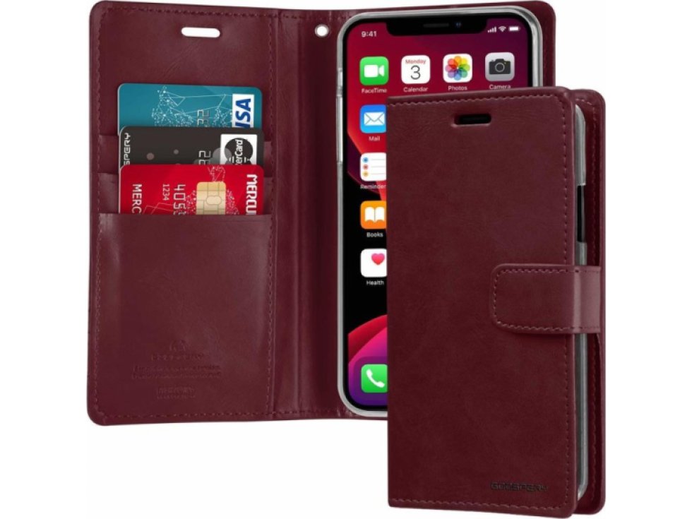 Pouzdro na iPhone 11 Pro - Mercury, Bluemoon Diary WINE