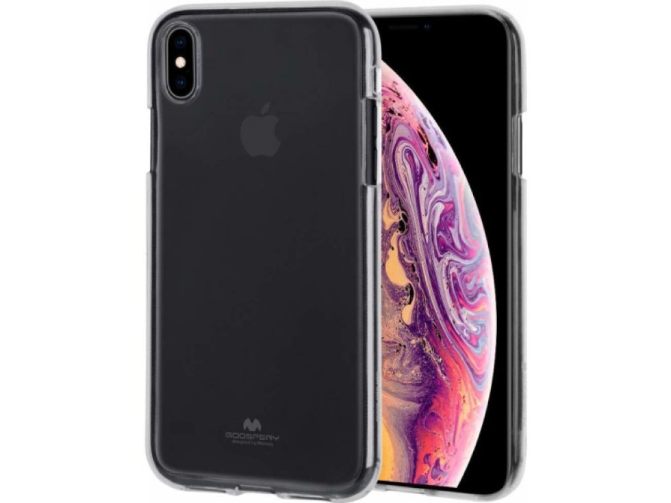 Ochranný kryt pro iPhone XS MAX - Mercury, Jelly Transparent