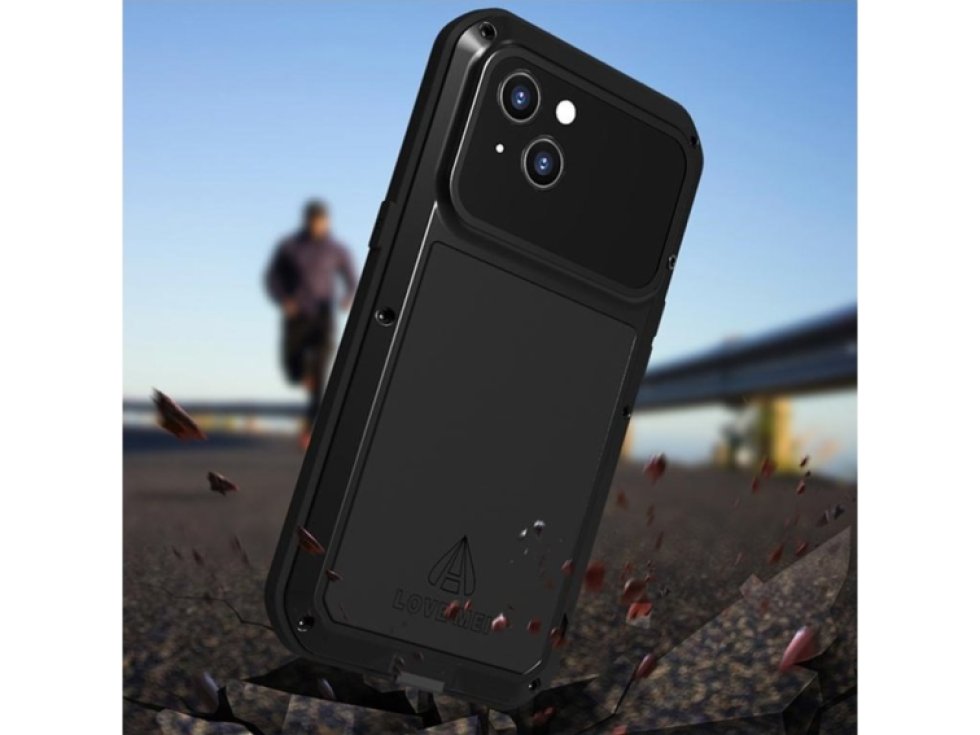 Ochranný kryt pro iPhone 13 - LOVE MEI, Powerful Black