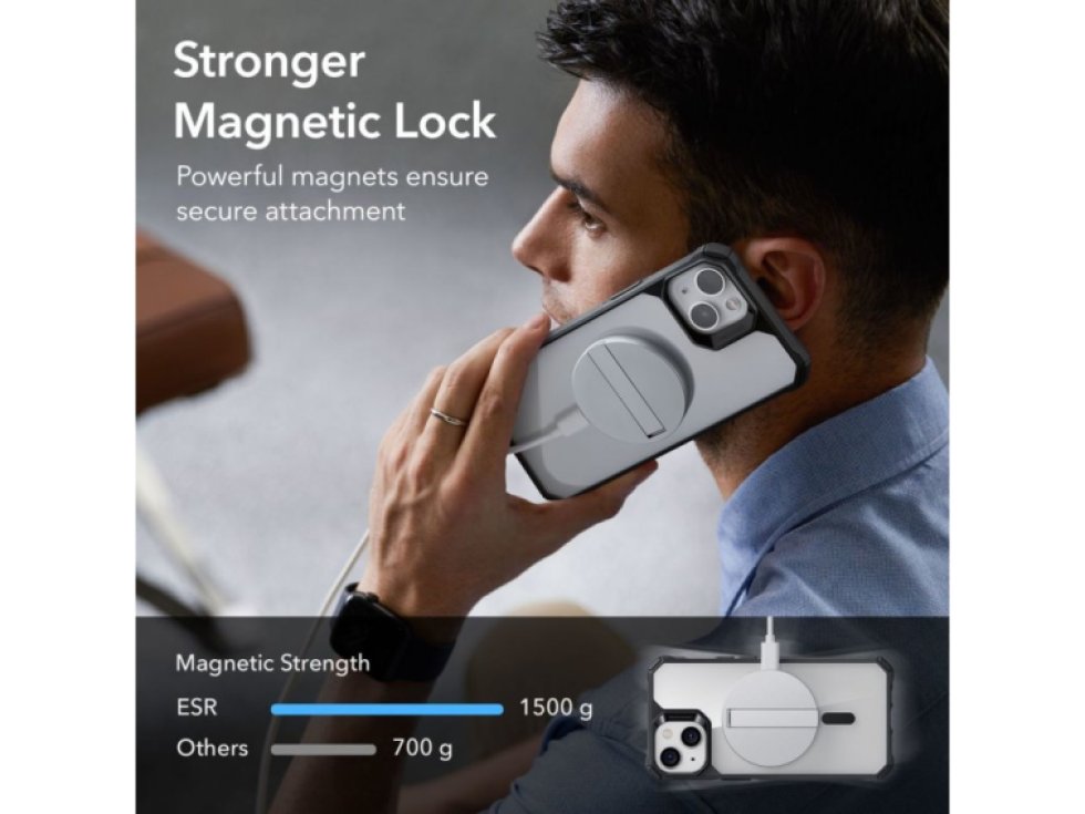 Ochranný kryt pro iPhone 14 Pro MAX - ESR, Air Armor HaloLock Clear/Black