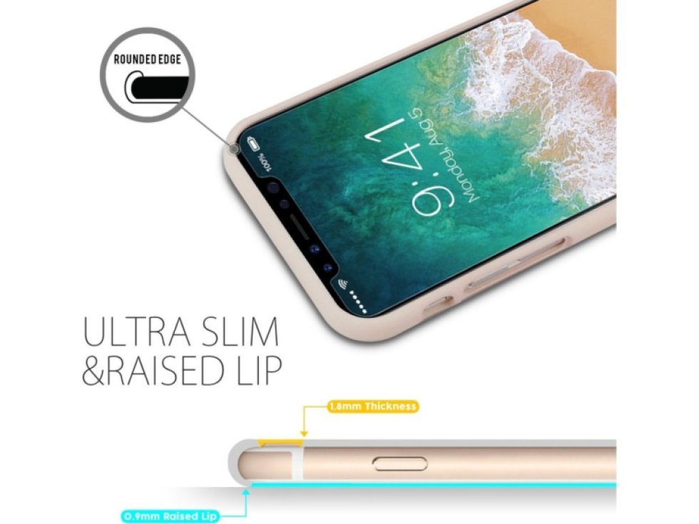 Ochranný kryt pro iPhone XS / X - Mercury, Soft Feeling Pink Sand