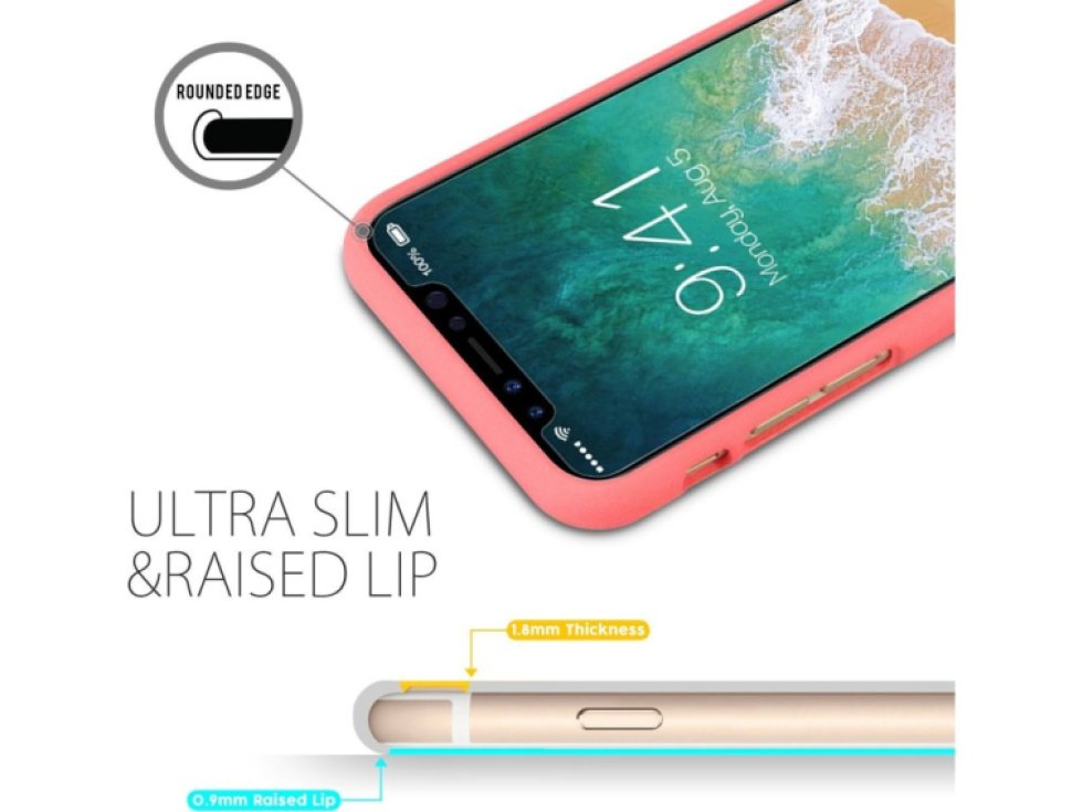 Ochranný kryt pro iPhone XS / X - Mercury, Soft Feeling Pink