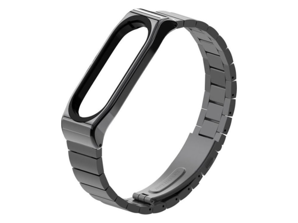 Steelband pro Xiaomi Mi Band 5 / 6 černá
