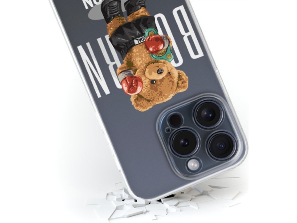 Ochranný kryt na iPhone 13 - Babaco, Teddy Fighter 001 BPCTEDDY5521