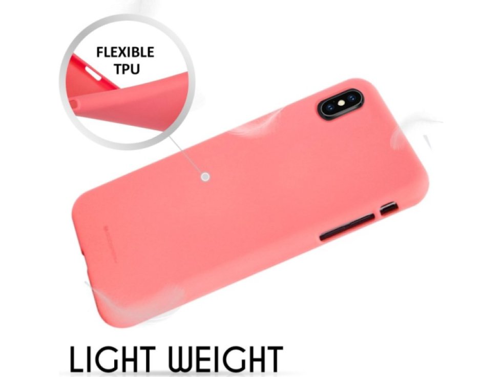 Ochranný kryt pro iPhone XS / X - Mercury, Soft Feeling Pink