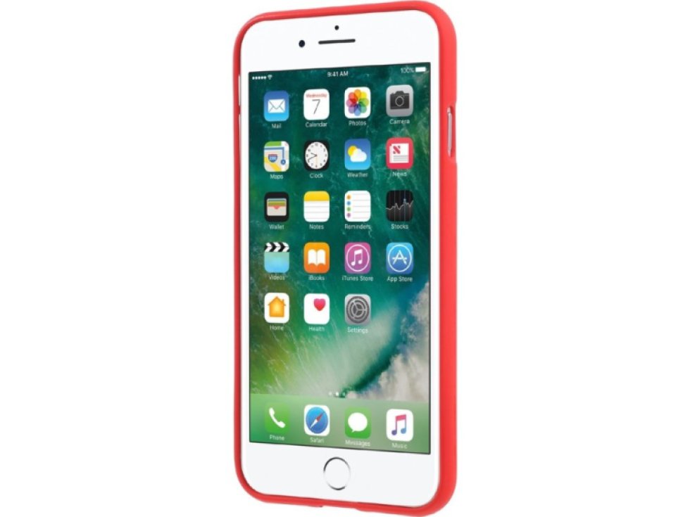 Ochranný kryt pro iPhone 7 / 8 / SE (2020/2022) - Mercury, Soft Feeling Red