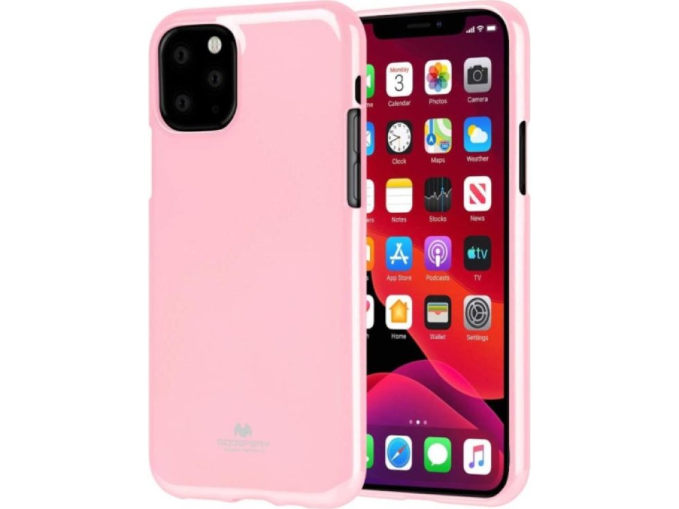 Ochranný kryt pro iPhone 11 Pro - Mercury, Jelly Pink