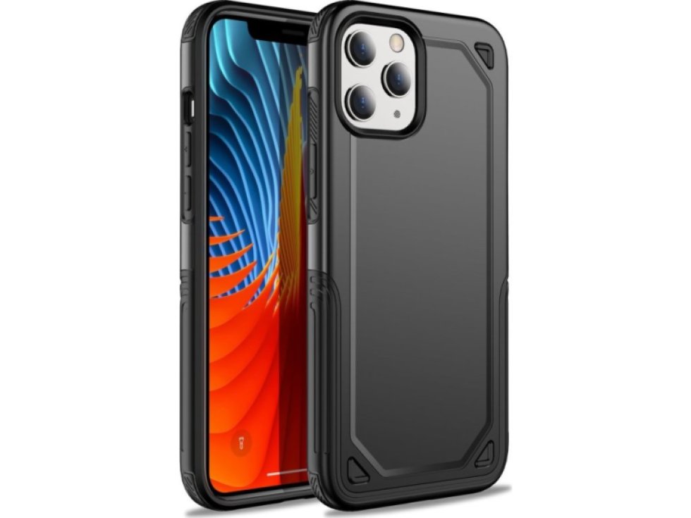 Ochranný kryt pro iPhone 12 / 12 Pro - Rugged Armor Black