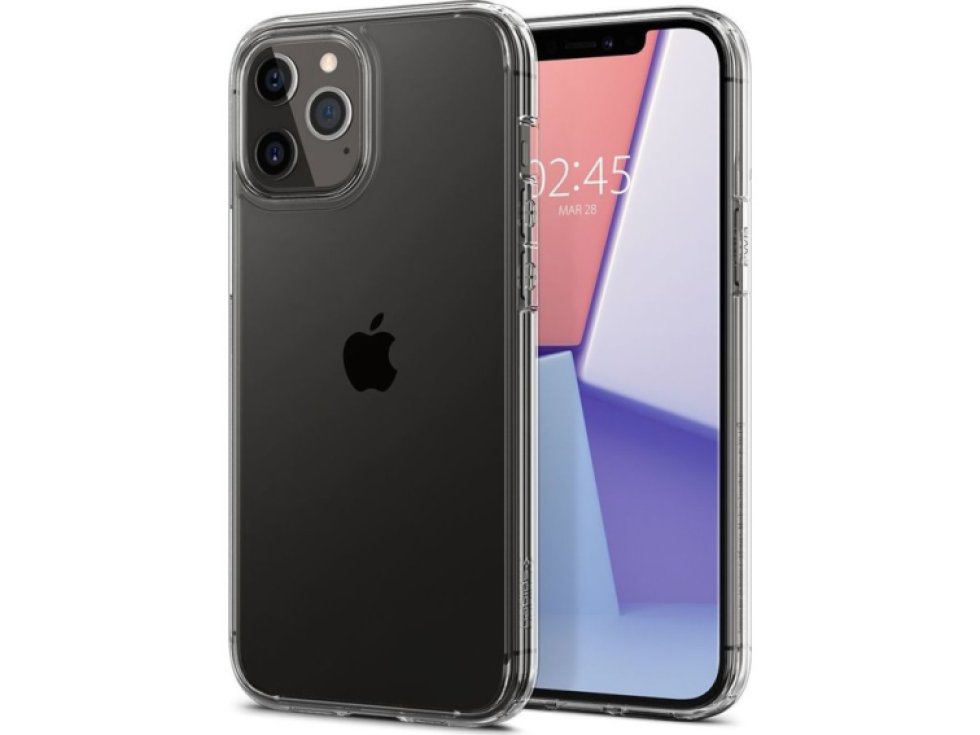 Ochranný kryt pro iPhone 12 / 12 Pro - Spigen, Ultra Hybrid Crystal ACS01702