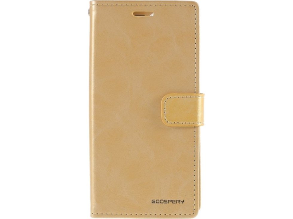 Knížkové pouzdro na iPhone 12 mini - Mercury, Bluemoon Diary Gold