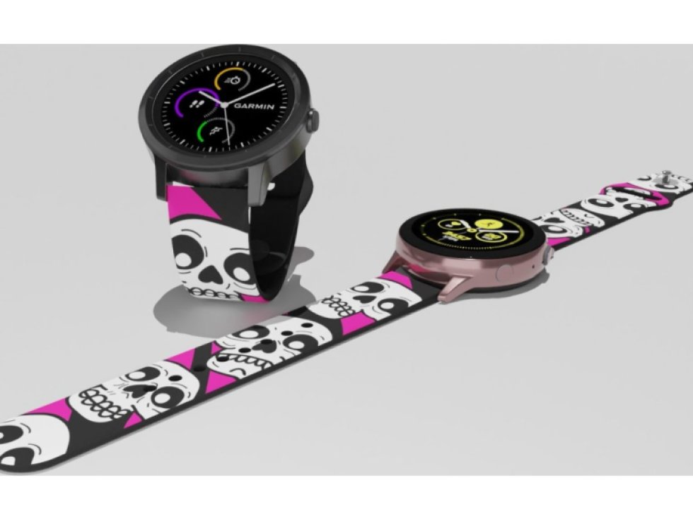 LEBKY RŮŽOVÉ řemínek 20 mm