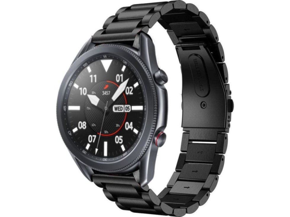 Řemínek pro Samsung Galaxy Watch 45mm - Tech-Protect, Stainless Black