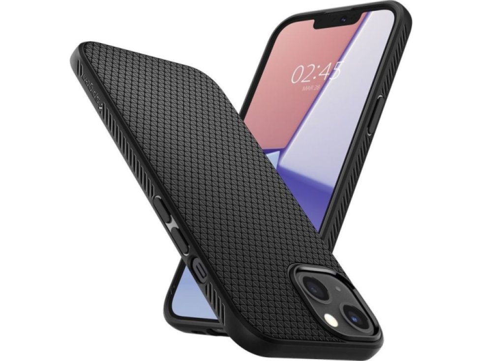Ochranný kryt pro iPhone 13 - Spigen, Liquid Air Black