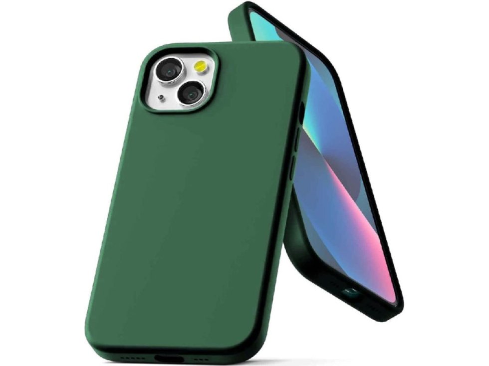 Ochranný kryt pro iPhone 13 mini - Mercury, Silicone Green