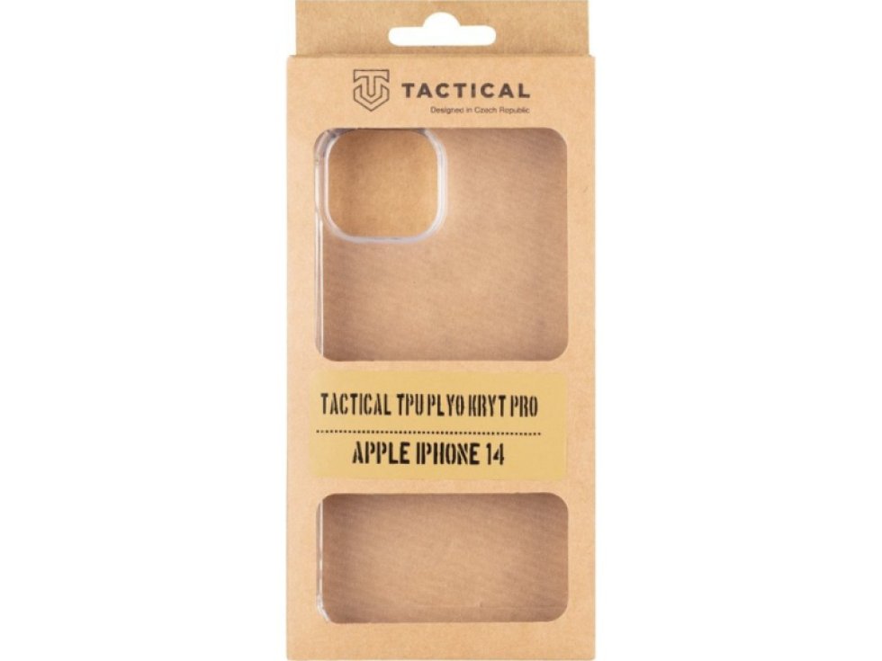 Ochranný kryt pro iPhone 14 - Tactical, TPU Plyo