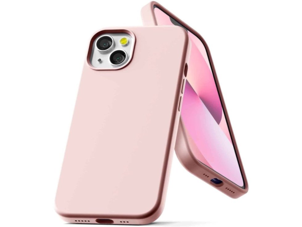 Ochranný kryt pro iPhone 13 - Mercury, Silicone Pink Sand