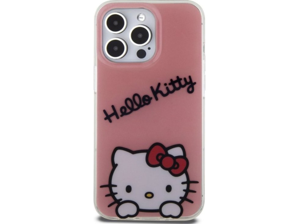 Ochranný kryt na iPhone 13 Pro - Hello Kitty, IML Daydreaming Logo Pink HKHCP13LHKDSP