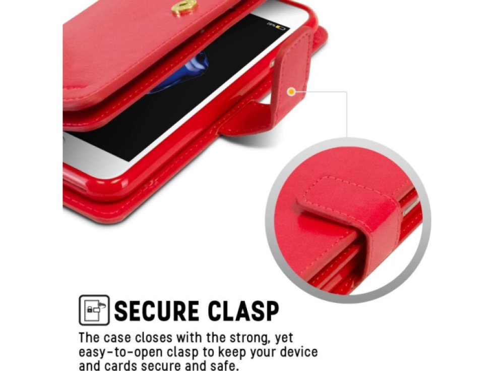 Knížkové pouzdro na iPhone 7 Plus / 8 Plus - Mercury, Mansoor Diary Red